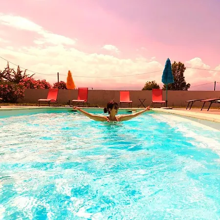 Campo Vecchio Kamerops Et Piscine Lägenhet Ghisonaccia